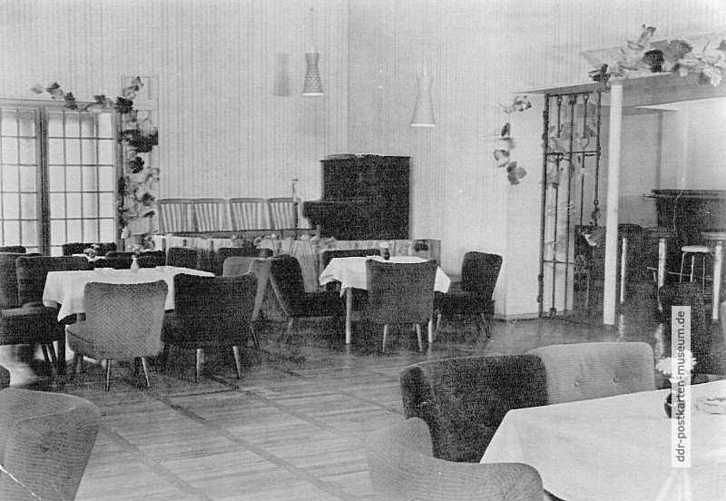 Hoyerswerda, HO-Gaststätte "Kastanienhof" - 1964
