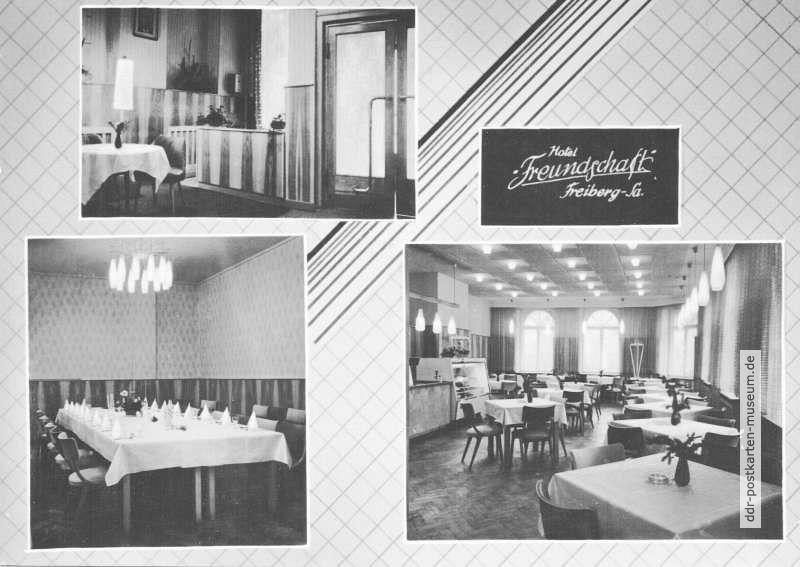 Freiberg, Hotel "Freundschaft" - 1965