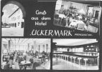 Prenzlau, Gruß aus dem Hotel Uckermark - 1964
