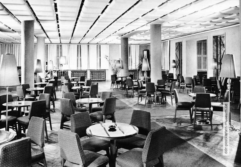 Prenzlau, Tanzcafe im Hotel "Uckermark" - 1959