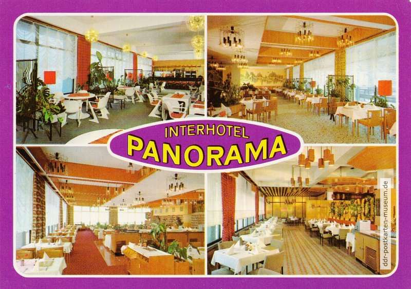 Oberhof, Interhotel "Panorama" mit Klubbar, Restaurants und Bauernstube - 1979