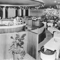 Warnemünde, "Sky-Bar" mit Panorama-Cafe in 21.Etage des Hotel "Neptun" - 1976