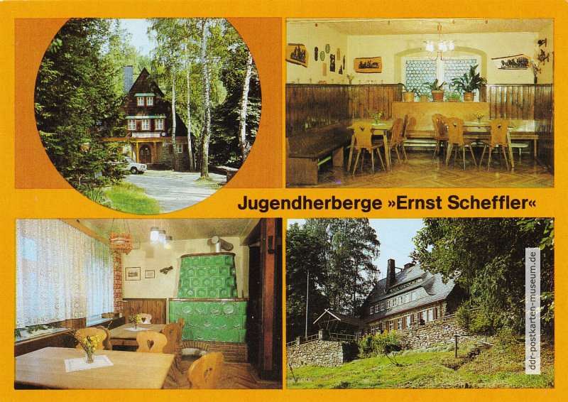 Rittersgrün (Erzgebirge), Jugendherberge "Ernst Scheffler" - 1984
