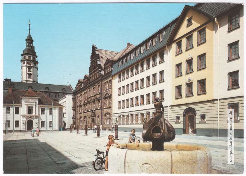 Kornmarkt mit Rathausturm - 1989
