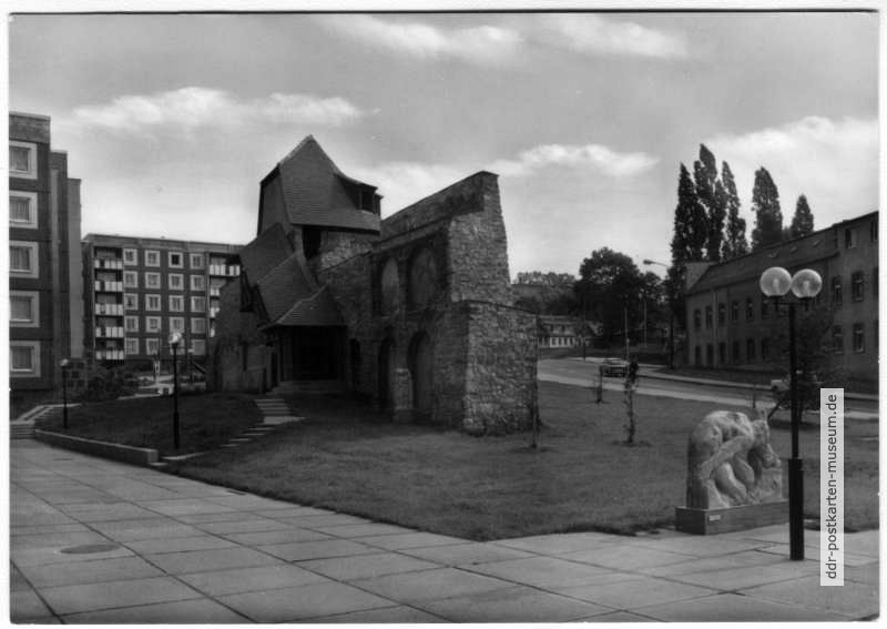 Restaurierte Stadtmauer am Stadtgraben - 1986