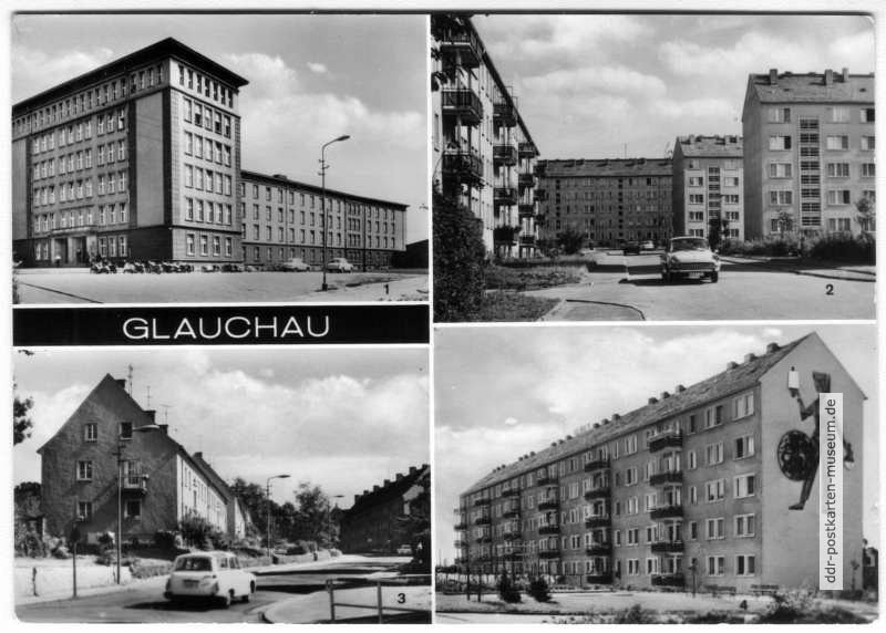 Ingenieurschule, Albert-Schweitzer-Siedlung, Geschwister-Scholl-Straße, Neubaublock - 1980