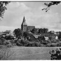 Blick auf Gnoien, Evangelische Kirche - 1960