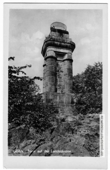 Turm auf der Landeskrone - 1955
