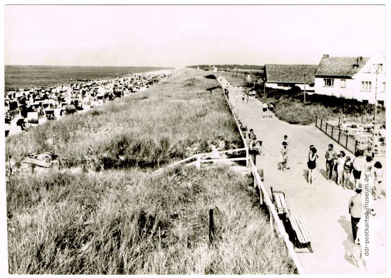 Strand mit Strandweg - 1972