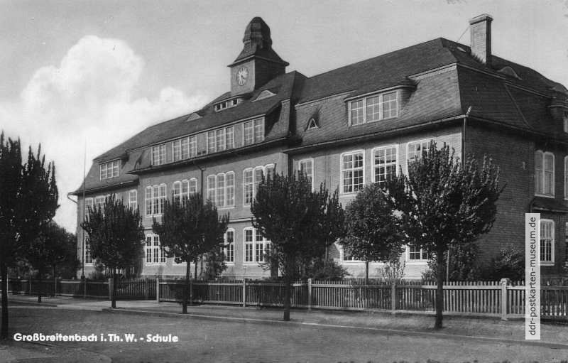 Oberschule von Großbreitenbach - 1961