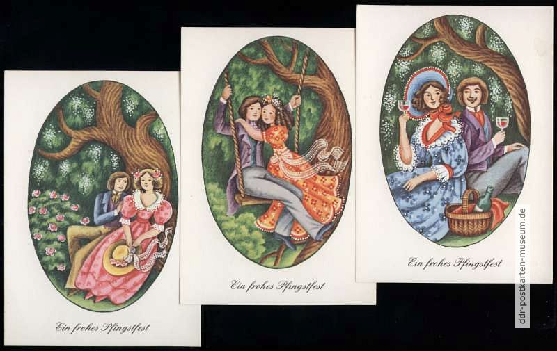 Karten-Serie "Ein frohes Pfingstfest" - 1980