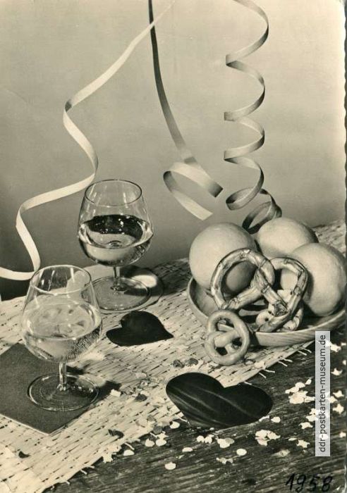 Herzliche Neujahrsgrüße - 1957