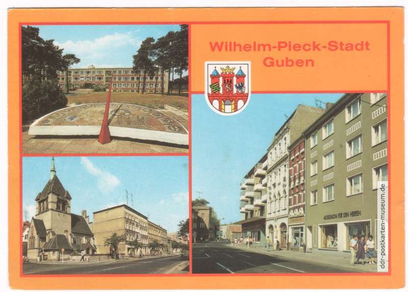 Kopernikus-Oberschule, Wilhelm-Pieck-Straße, Straße der Freundschaft - 1990