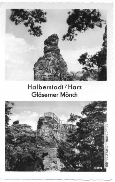 Naturfelsen "Gläserner Mönch", Aussichtspunkt - 1959