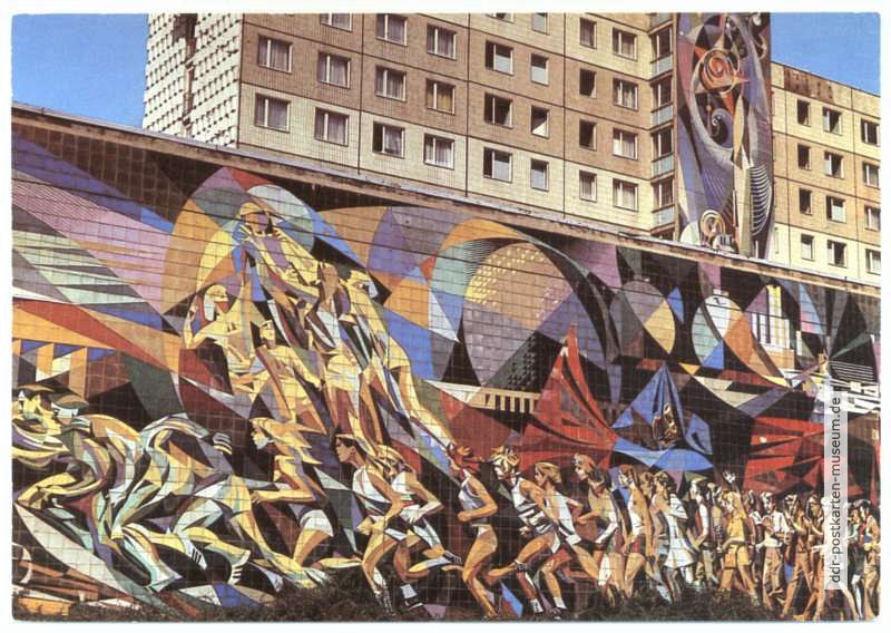 Wandbild "Marsch der Jugend" - 1989
