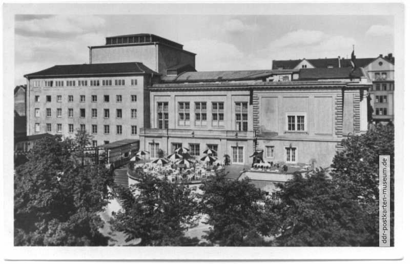 Theater des Friedens, Terrassencafe - 1955