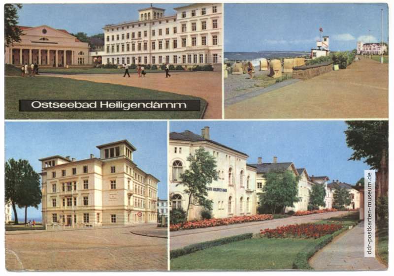 Sanatorium für Werktätige, Strand, Haus    , Kurpromenade - 1969