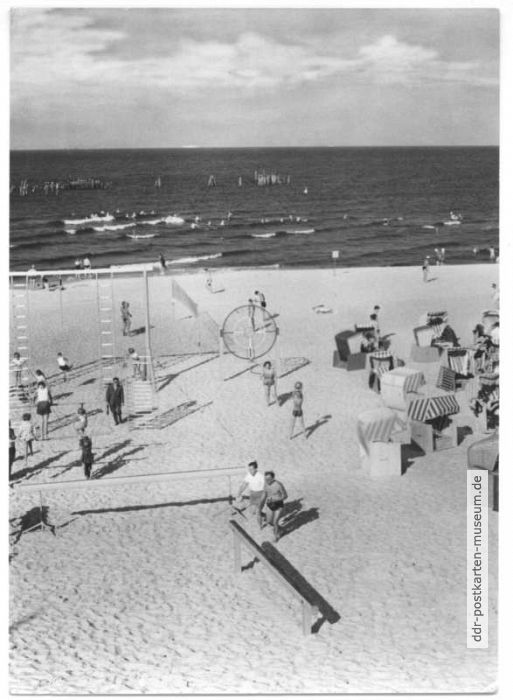 Blick über den Strand - 1965