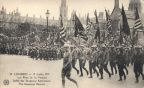 Französische Postkarte von Siegesfeier der Alliierten Truppen am 19.7.1919 in London - 1919