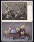Grußkarten zum Osterfest um 1935