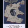 Propagandapostkarte nach Angliederung Österreichs an das Deutsche Reich - 1939