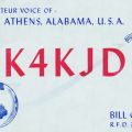 Postkarte für Mitteilung zwischen Amateurfunkern (USA) - 1960