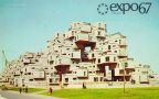 Experimentelle Architektur auf der "expo 67" in Montreal (Kanada) - 1967 (