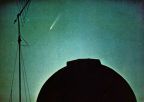 Komet "Bennet", fotografiert am 3.4.1970 von der Wilhelm-Förster-Sternwarte in Berlin - 1970