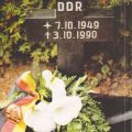 Erinnerungspostkarte zum Ende der DDR - 1990