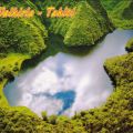 Ansichtskarte mit dem Vaihiria-See im Inselinnern von Tahiti - 2018