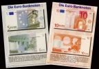 Ansichtskarten mit den neuen Euro-Banknoten - 1999