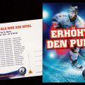 Reklamepostkarte "Mehr als nur ein Spiel" mit den Spielterminen der "Eisbären Berlin" von 2013