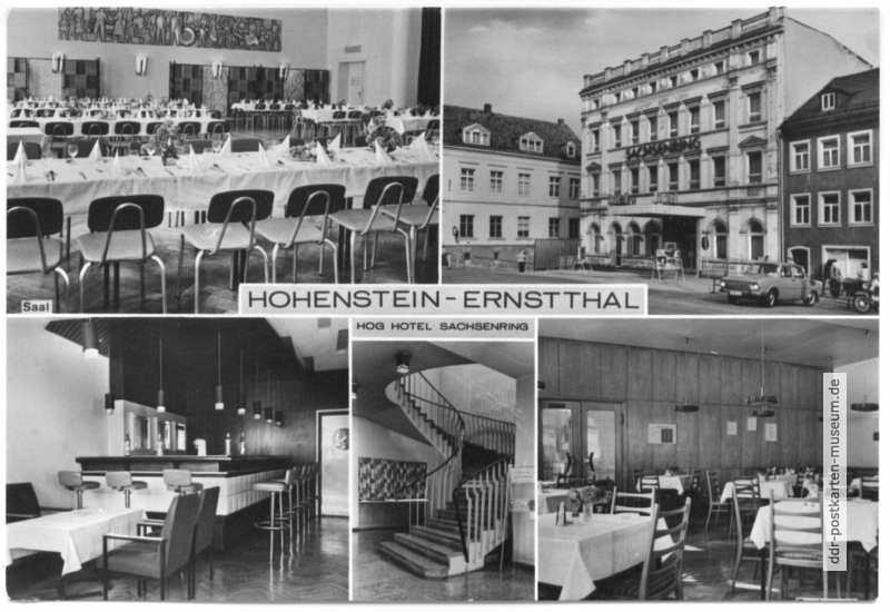 HO-Gaststätte und Hotel "Sachsenring" - 1975