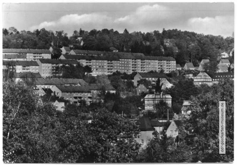 Blick zur Fritz-Heckert-Siedlung - 1981