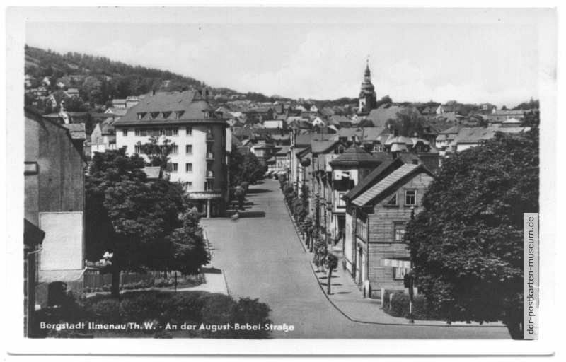 Bergstadt Ilmenau, An der August-Bebel-Straße - 1953