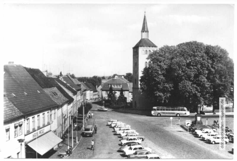 Leninplatz, Evangelische Kirche am Markt - 1984