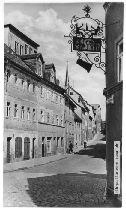 Saalstraße, Gaststätte "Goldner Stern" - 1958
