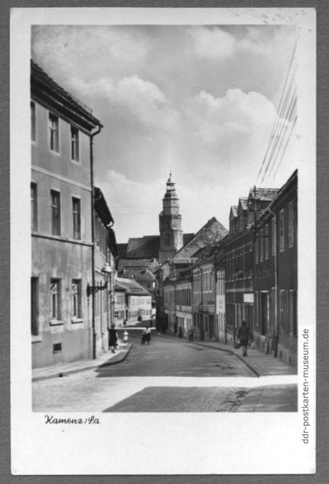 Blick zur Evangelischen Kirche - 1956