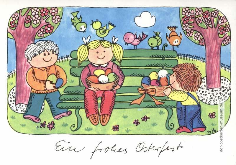 Rita Bellmann "Ein frohes Osterfest" - 1974