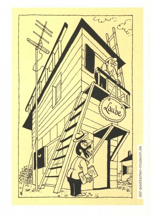 Henryk Berg - Illustration zu "Wir wollen bauen" - 1986 