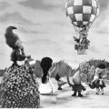 Karte S 126 von 1969 - Sandmann kommt mit Heißluftballon