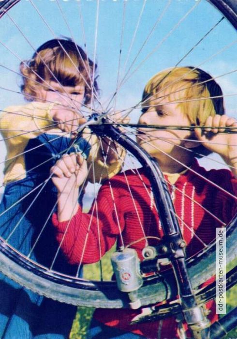Fahrradreparatur - 1961