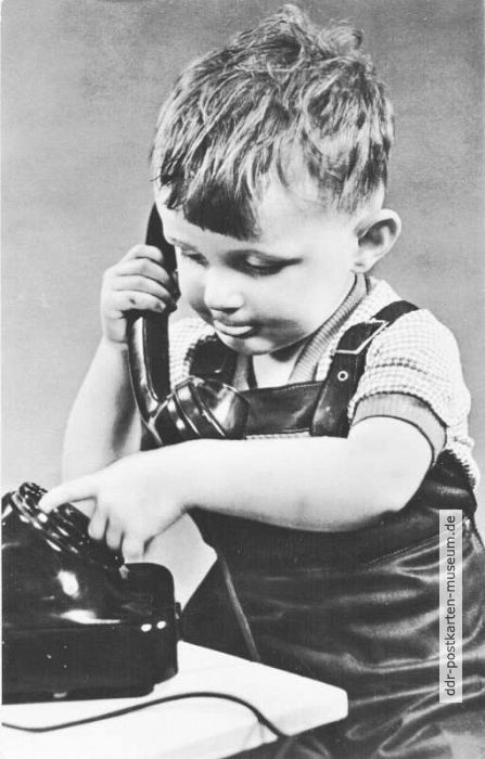 Telefonierendes Kind - 1962