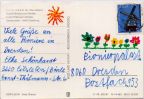 Grußpostkarte einer Jungpionierin an den Pionierpalast in Dresden - 1981