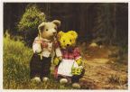 Karte 2447 Teddy und Teddine kehren von der Ernte heim - 1958