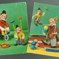 Clowns beim Jonglieren - 1960