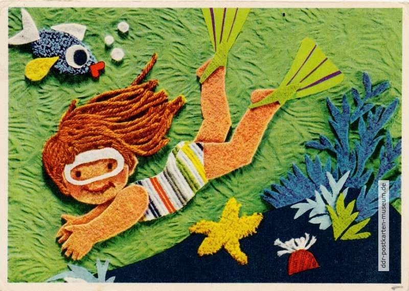 Kartenserie "Ferien" - 1964