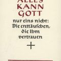 Spruchkarte mit Zitat von Ernst Modersohn - 1956