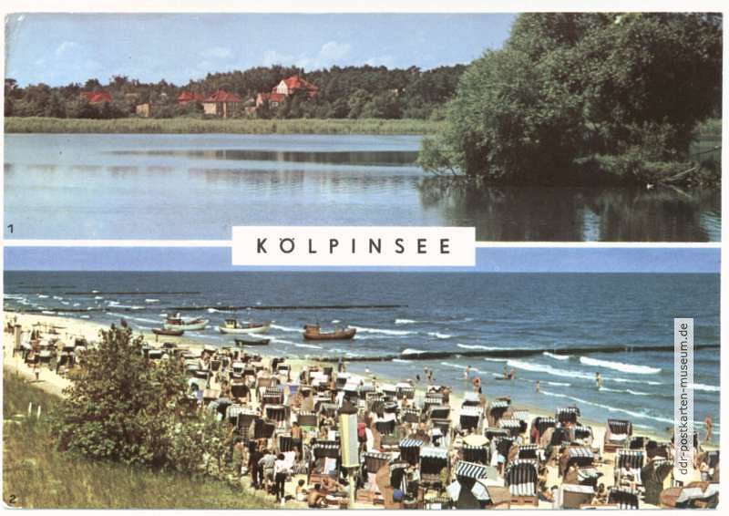 Der Kölpinsee, Strand - 1971