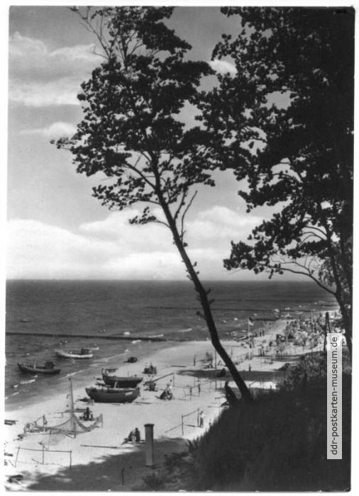 Blick auf den Strand von Kölpinsee - 1966